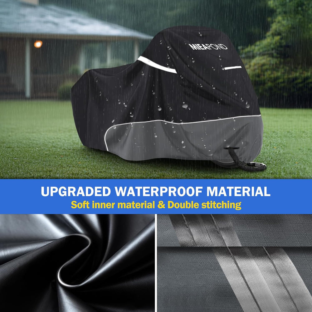 Motorcycle Cover for Harley Davidson Touring Waterproof Heavy Duty