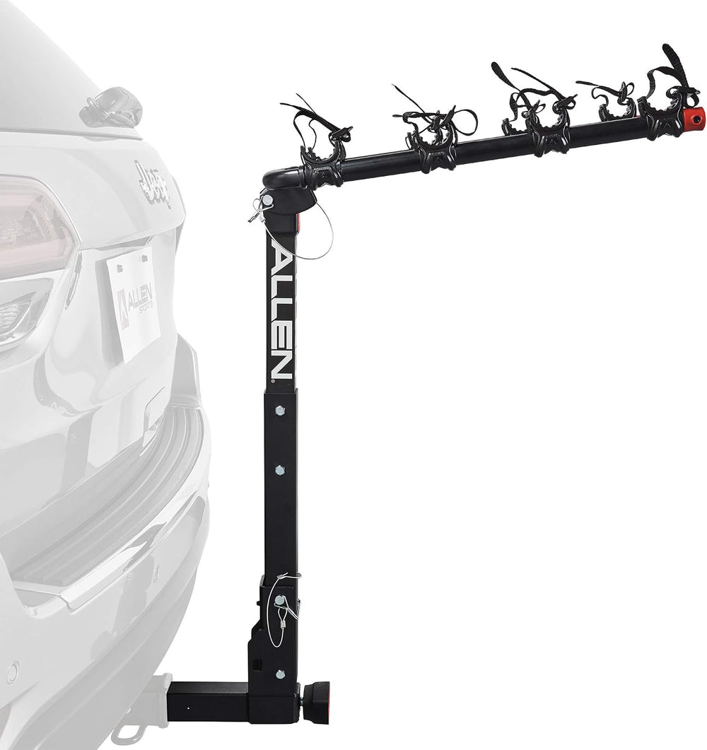 Allen Sports Deluxe Locking Quick Release 4-Bike Carrier for 2 Inch Hitch, Mo...