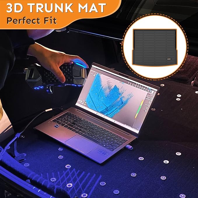 Binmotor-Floor Mats for Ford Fusion 丨for Lincoln MKZ, Front & 2nd Row, TP...