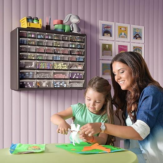 Akro-Mils 44-Drawer Plastic Drawer Storage Cabinet