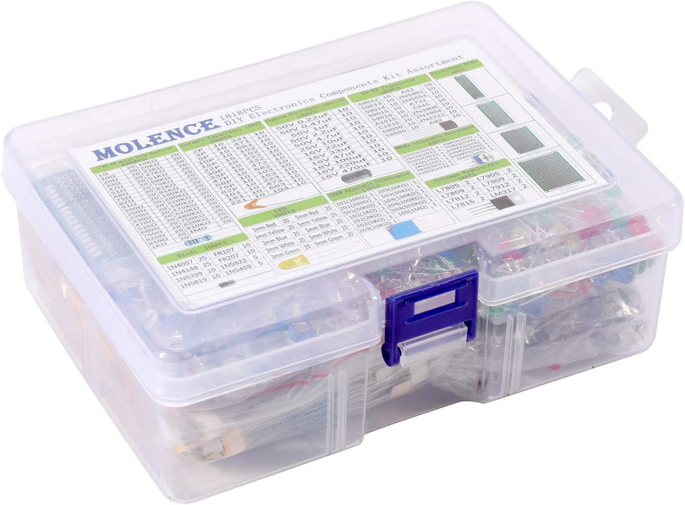 1818PCS DIY Electronics Components Kit Assortment for Arduino