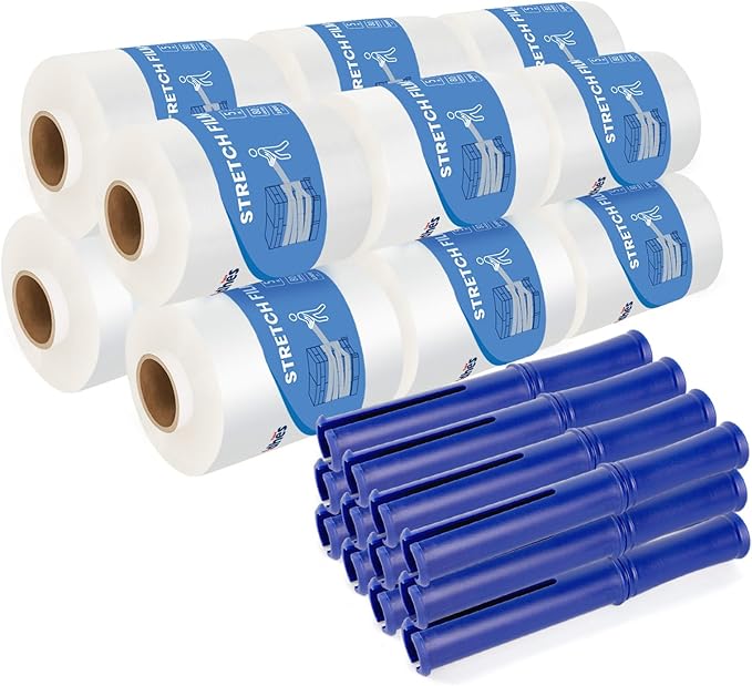 ADHES Mini Hand Stretch Wrap Film, 5 Inch x 1000 Feet, Shrink Wrap Roll