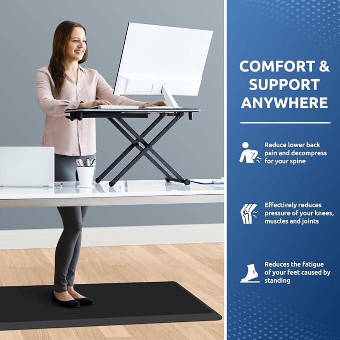 KitchenClouds Kitchen Mat Cushioned Anti Fatigue Rug 20"x39" Waterp...