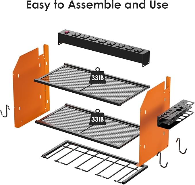 CCCEI Modular Power Tool Organizer Wall Mount