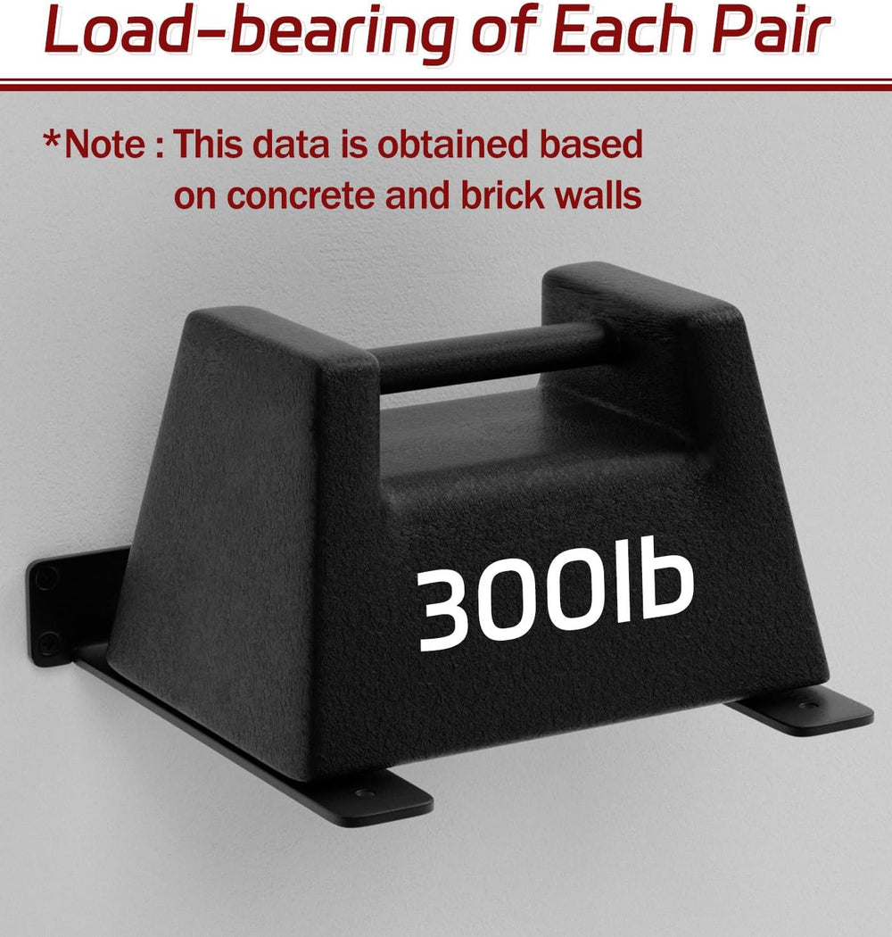 10 Inch Shelf Brackets, 8 Pack Floating Shelf Bracket, 1/5" Thick