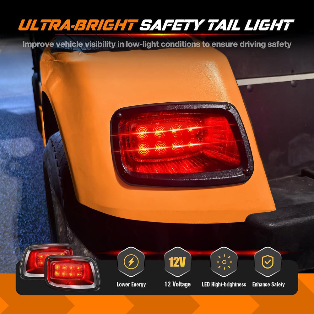 EZGO Deluxe Light Bar Kit, Golf Cart LED Light Kit for EZGO TXT 1996-2013 Gas...