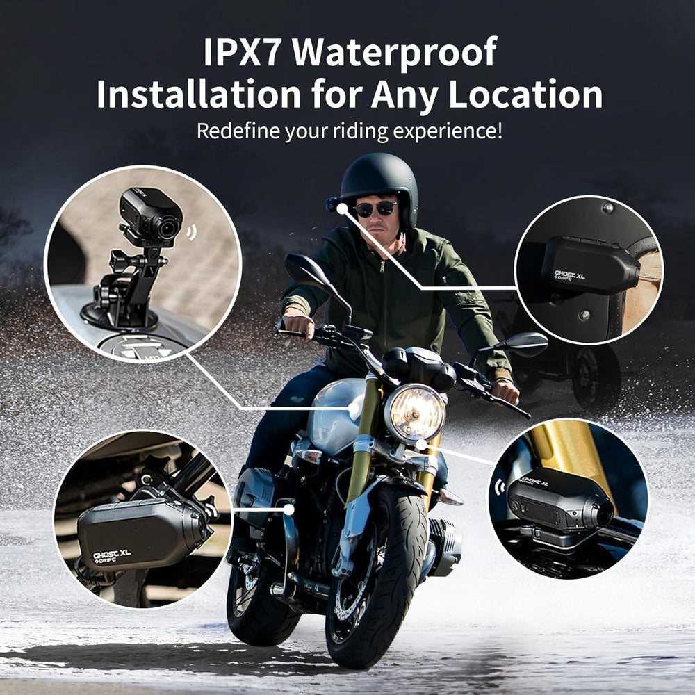 Drift Ghost XL Motorcycle Action Camera, 1080P, 9-Hour Battery, Waterproof