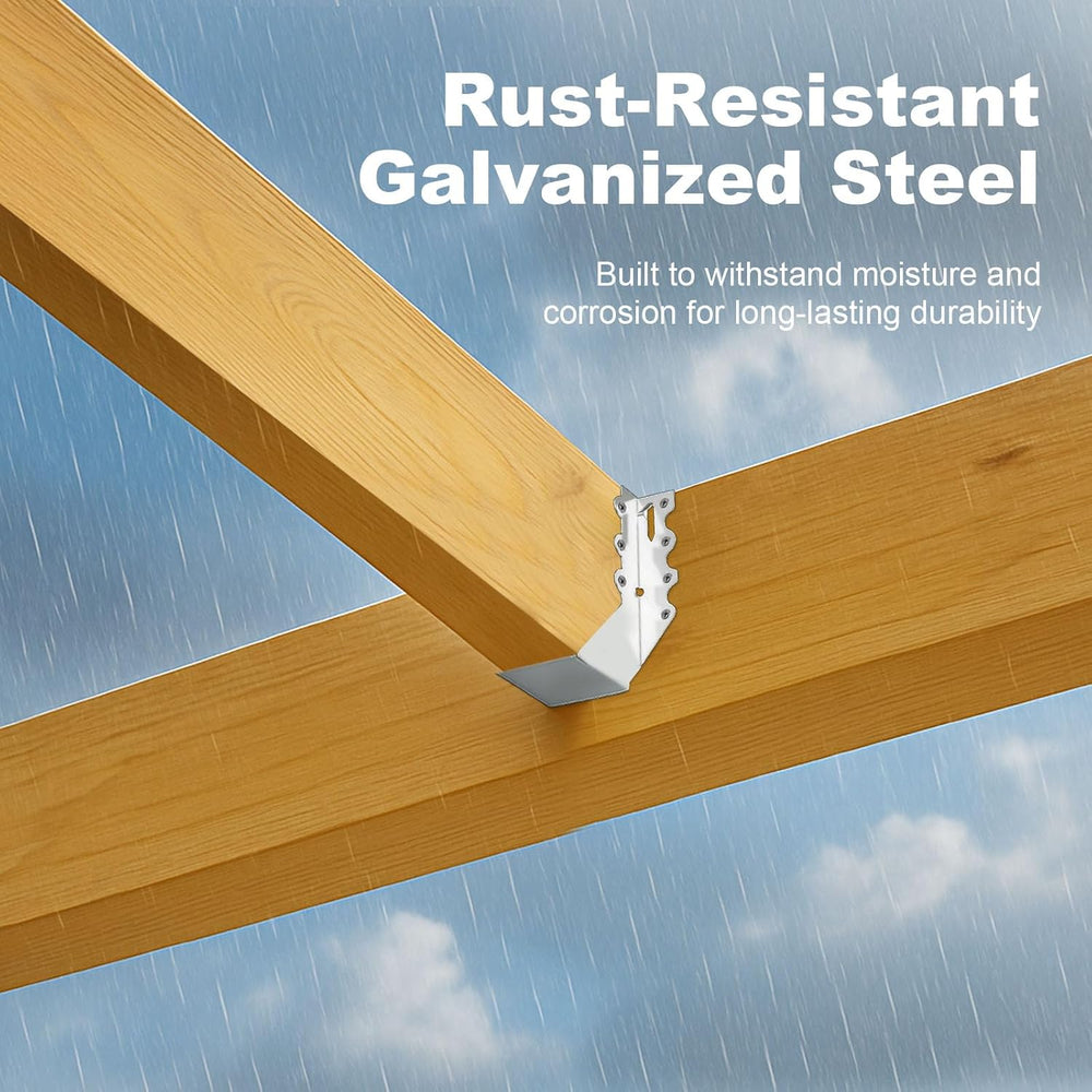 25 Pcs 2x6 Joist Hangers for Wood, 20 Gauge Galvanized Face Mount Joist Hange...