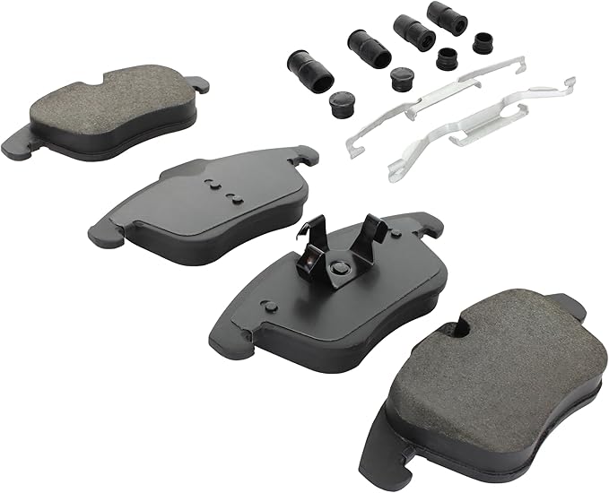 Premium Semi-Metallic Front Brake Pads Compatible