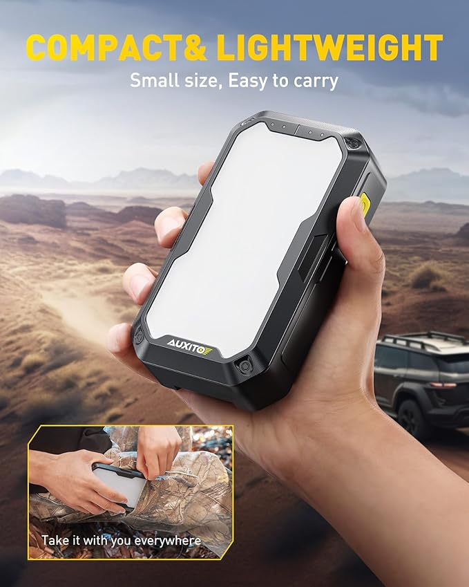 AUXITO Car Battery Jump Starter: 5000A Portable Jump Starter Up to 8.5L Gas and