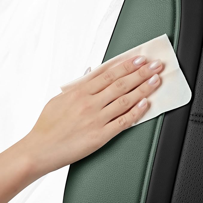 Road Comforts Leather Seat Covers, Breathable Car Seat Covers Front Seat