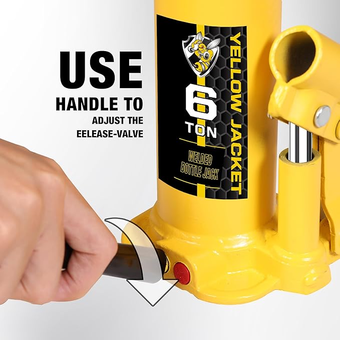 YELLOW JACKET 6 Ton Muti-Directional Welded Bottle Jack