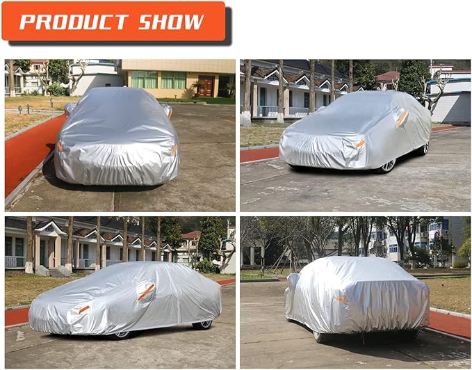 Kayme Hatchback Car Covers Waterproof All Weather, Sun Uv Rain Protection