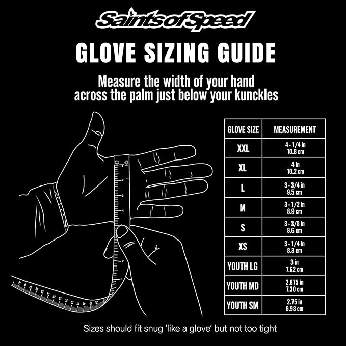 Saints of Speed Dirt Bike Gloves – Motocross, Mountain Bike, Motorcycle