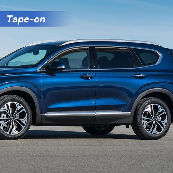 Window Visors Rain Guards for 2019 2020 2021 2022 2023 Hyundai Santa Fe