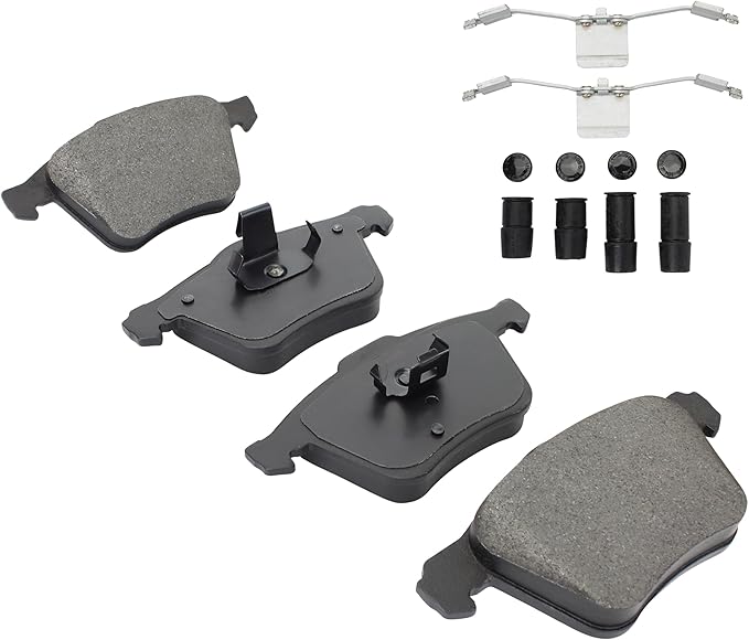 Premium Semi-Metallic Front Brake Pads Compatible