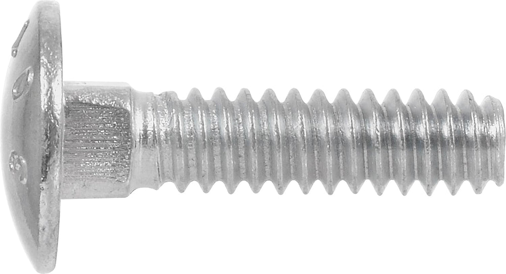 Hillman 240090 Carriage Bolt, 5/16 x 2-Inch, Steel, Zinc-Plated, Silver, 100-...