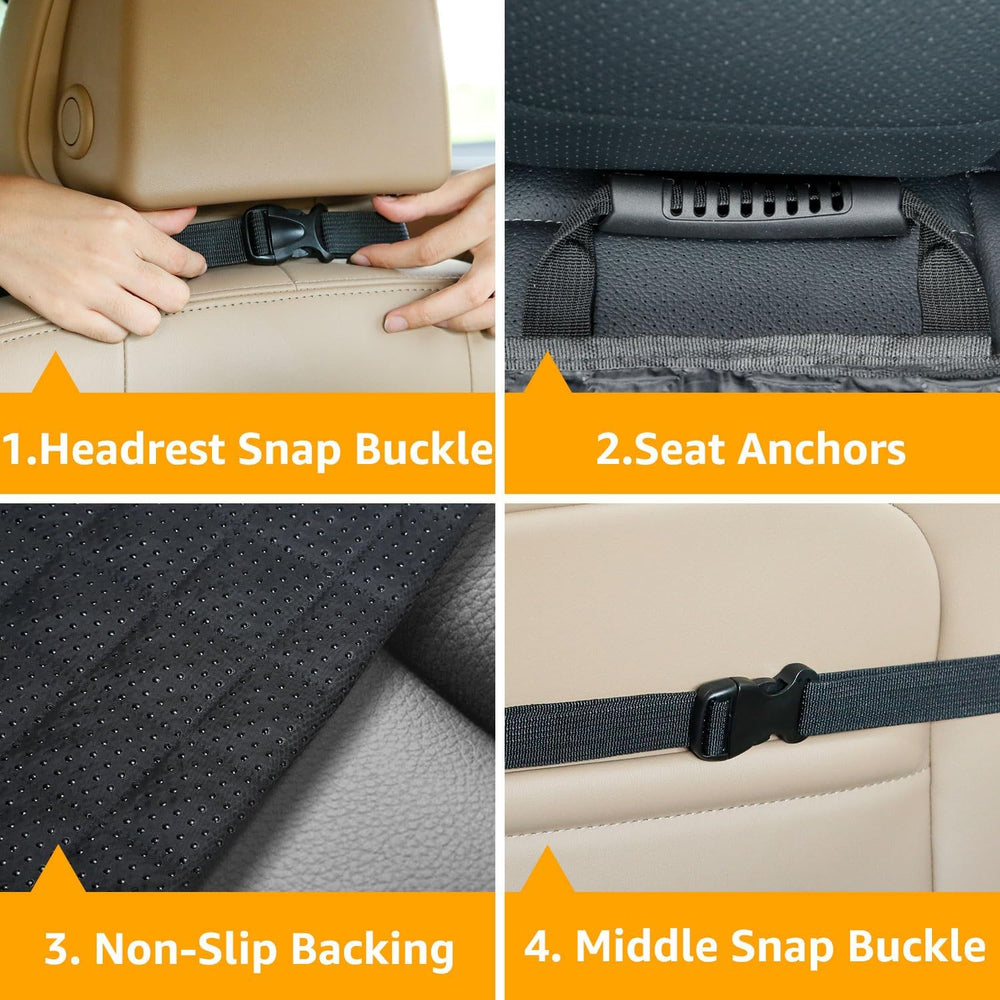 Waterproof Front Seat Car Cover 2 Pack, Full Protection