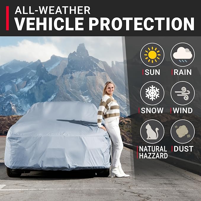 iCarCover Premium Car Cover for 1991-1996 Chevy Caprice Sedan Heavy Duty