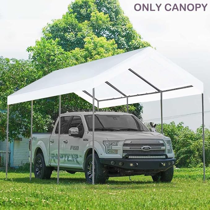 10'x20' Upgraded Carport Replacement Top Canopy Cover