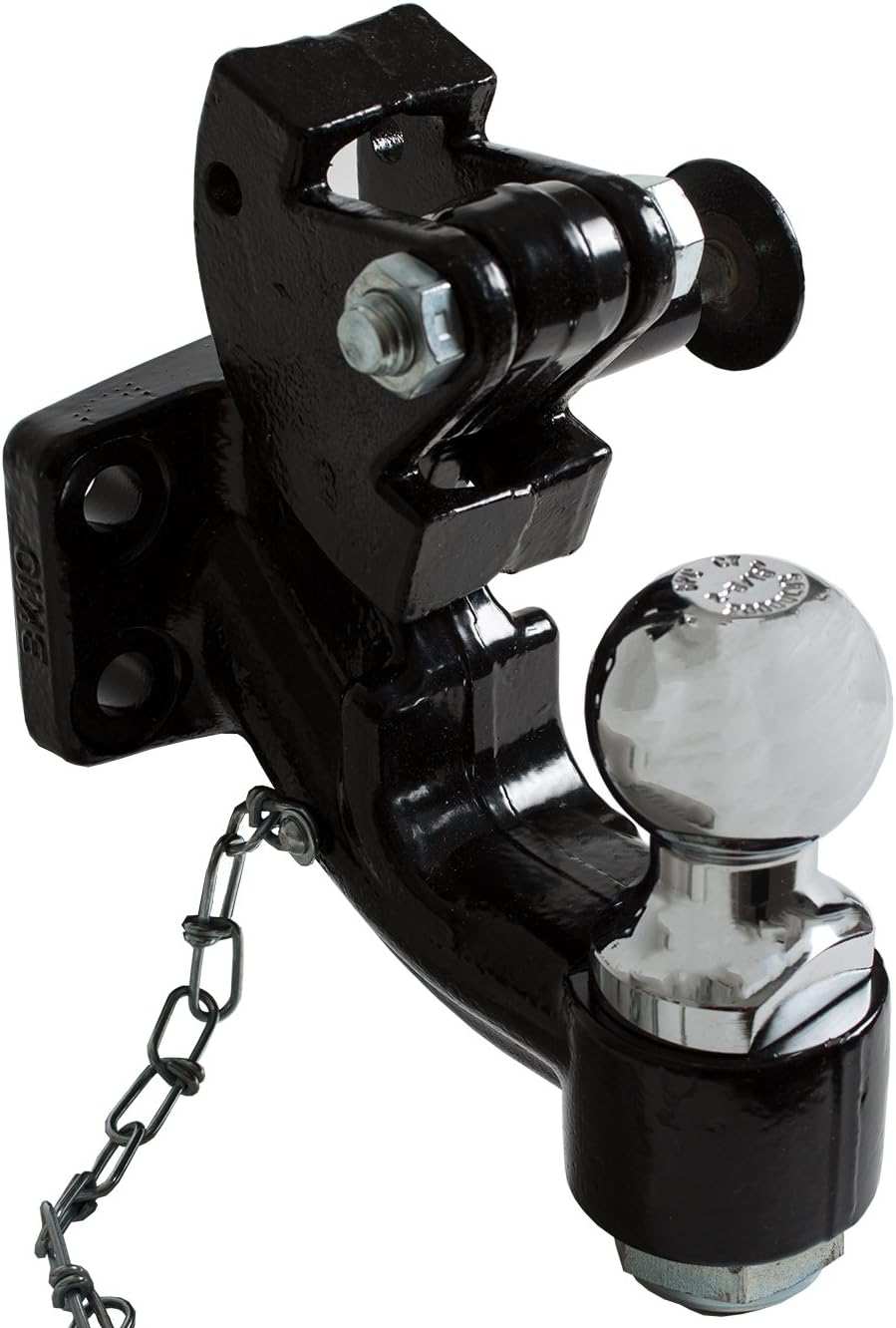 Buyers Products 10052 10 Ton Combination Hitch with 2 Inch Ball, Black