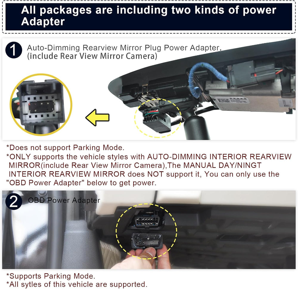 4K Dash Cam for GMC Sierra 1500 2019-2021, 1500 Limited 2022 & HD 2020-2023