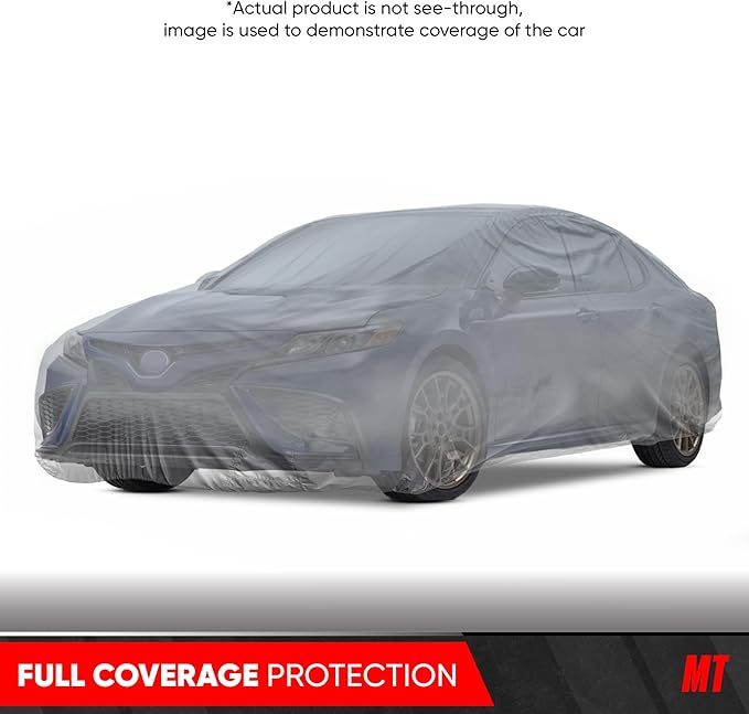 Motor Trend Breathable Lightweight Car Cover, Anti-Moisture Build-Up