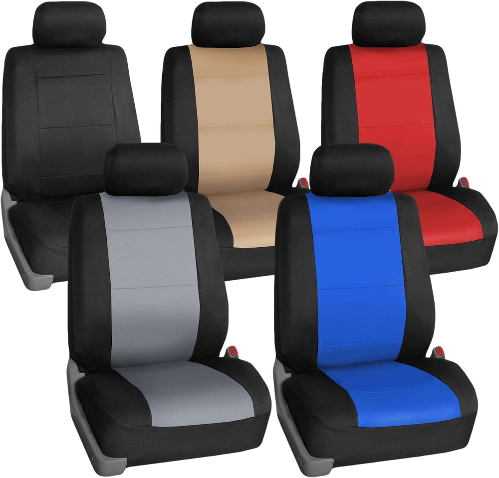FH Group Waterproof Neoprene Car Seat Covers Front Set – Universal Fit Front ...