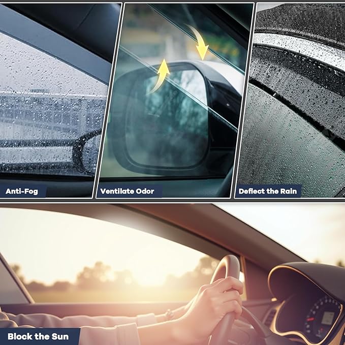 in Channel Auto Rain Guards Fit