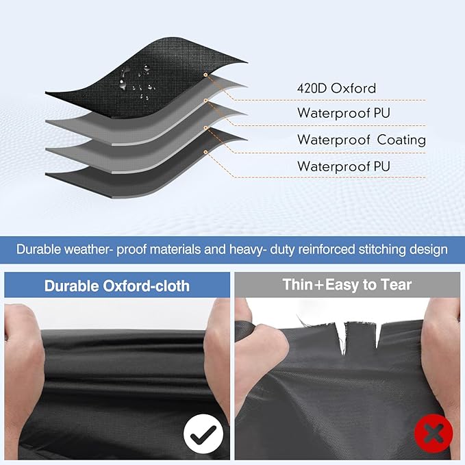 QUNSUNUS Waterproof Car Cover for Oldsmobile 88 1949-1958/1986-1999, Outdoor