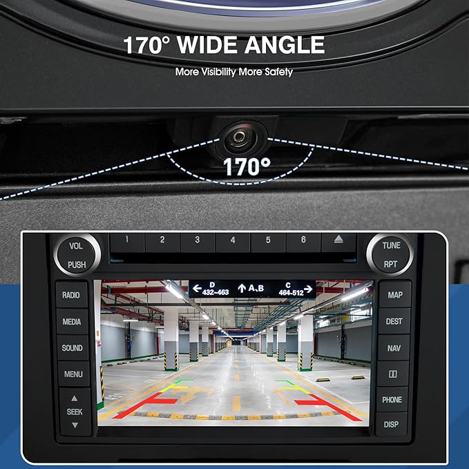 Rear View Backup Camera Fit for Lincoln MKX 2011-2013, Reversing Parking Assist