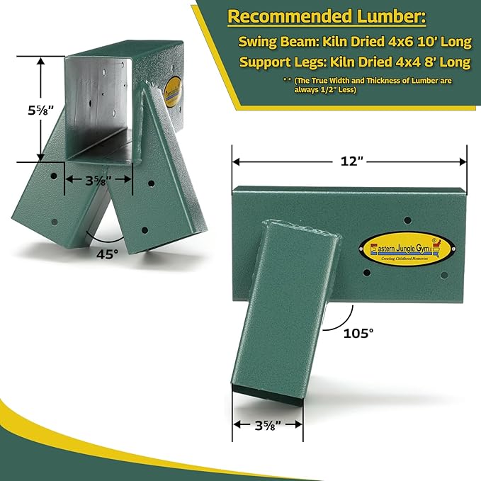 Eastern Jungle Gym Easy 1-2-3 A-Frame 2 Brackets
