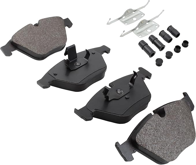 Premium Semi-Metallic Front Brake Pads Compatible