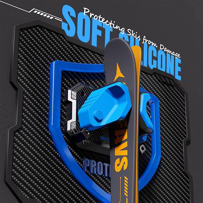 Ski & Snowboard Wall Rack for Garage (4 Pack)