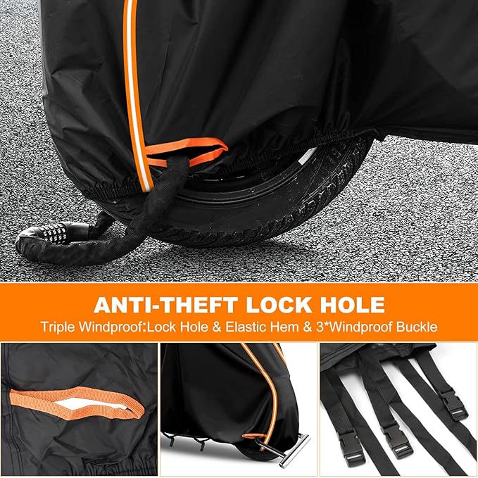 420D Waterproof Motorcycle Cover