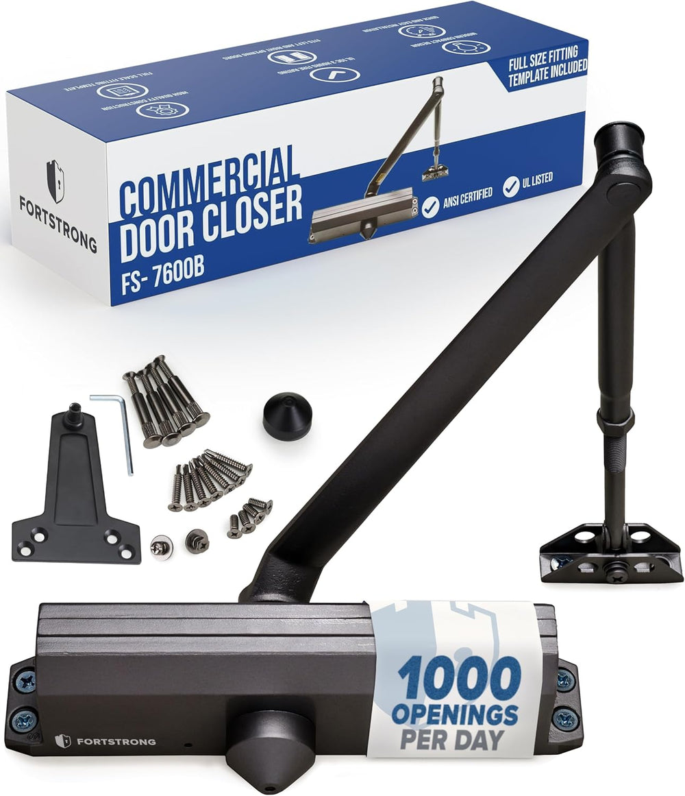 Commercial Door Closer – Heavy Duty Grade 1 Automatic Door Closer for Commerc...