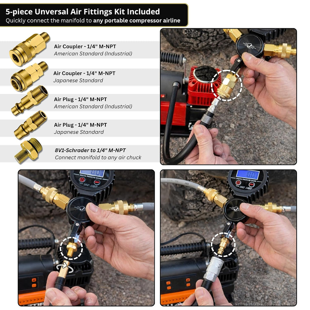 JACO Rapid 4-Tire Inflation/Deflation System with Lightning Air Chucks