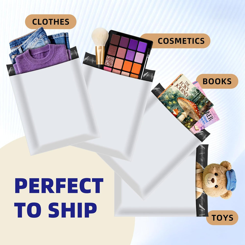 500pcs Poly Mailers 10x13 for Ecommerce Shipping,Online Retail