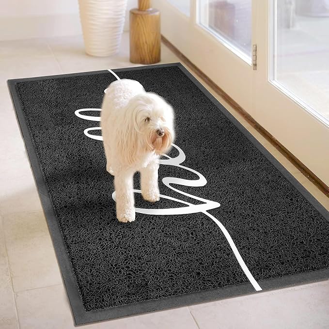 EARTHALL Funny Hello Mats Outside/Inside 48"x32", Front Door Mat Ou...