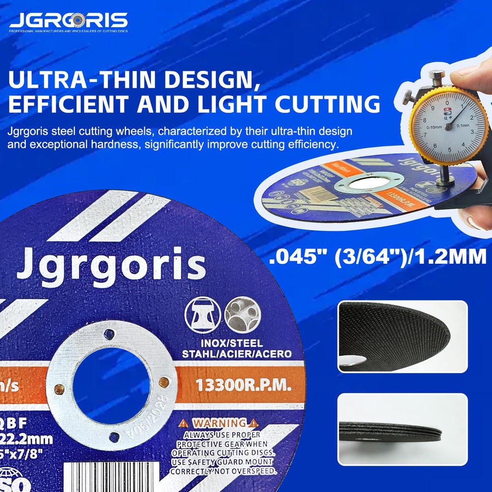 100 Count Cut Off Wheels 4 1/2 Inch, General Purpose Cutting Wheel