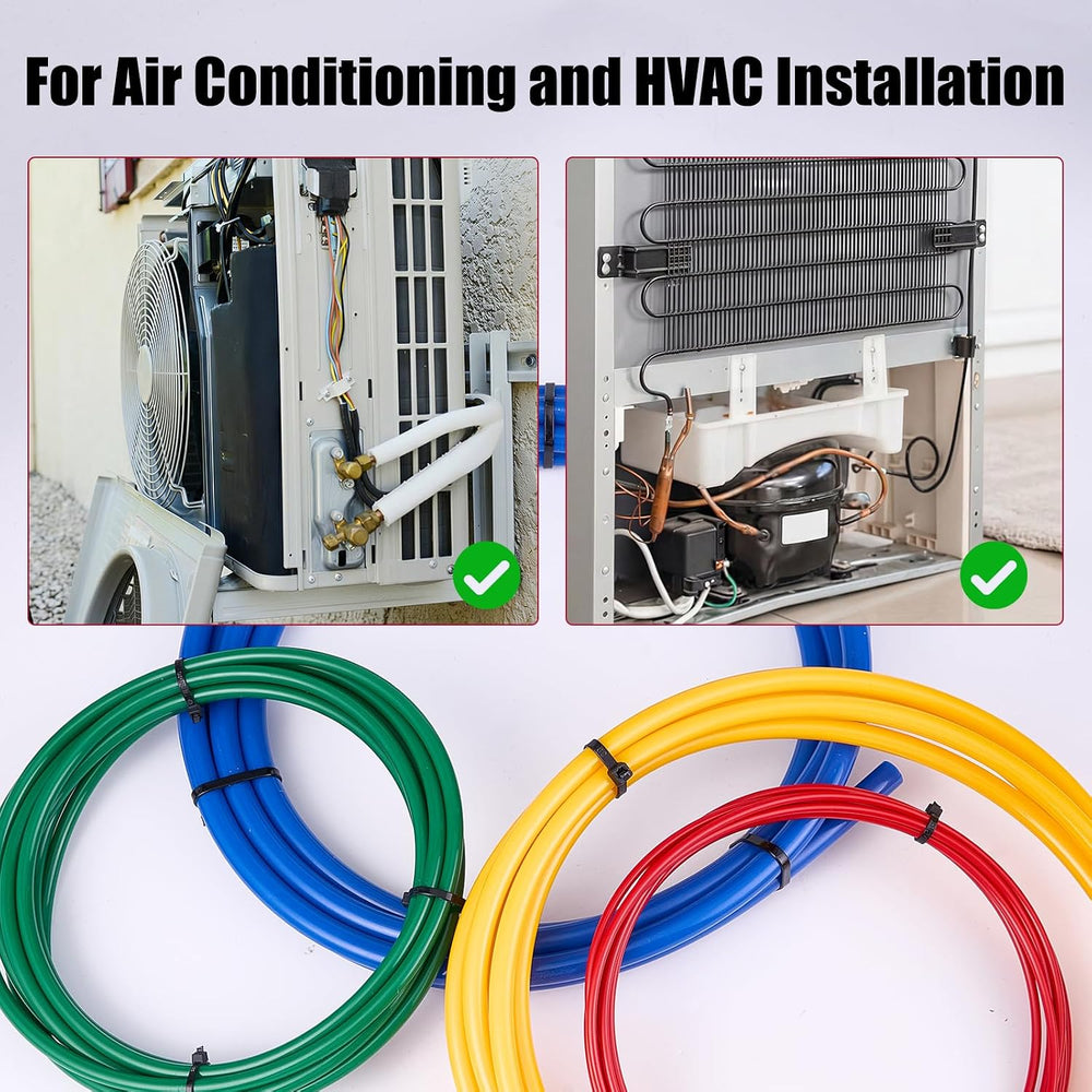 Copper Tube Bending Strip 13 ft (4 m), 4 Pcs Air Conditioning Copper Tubing E...