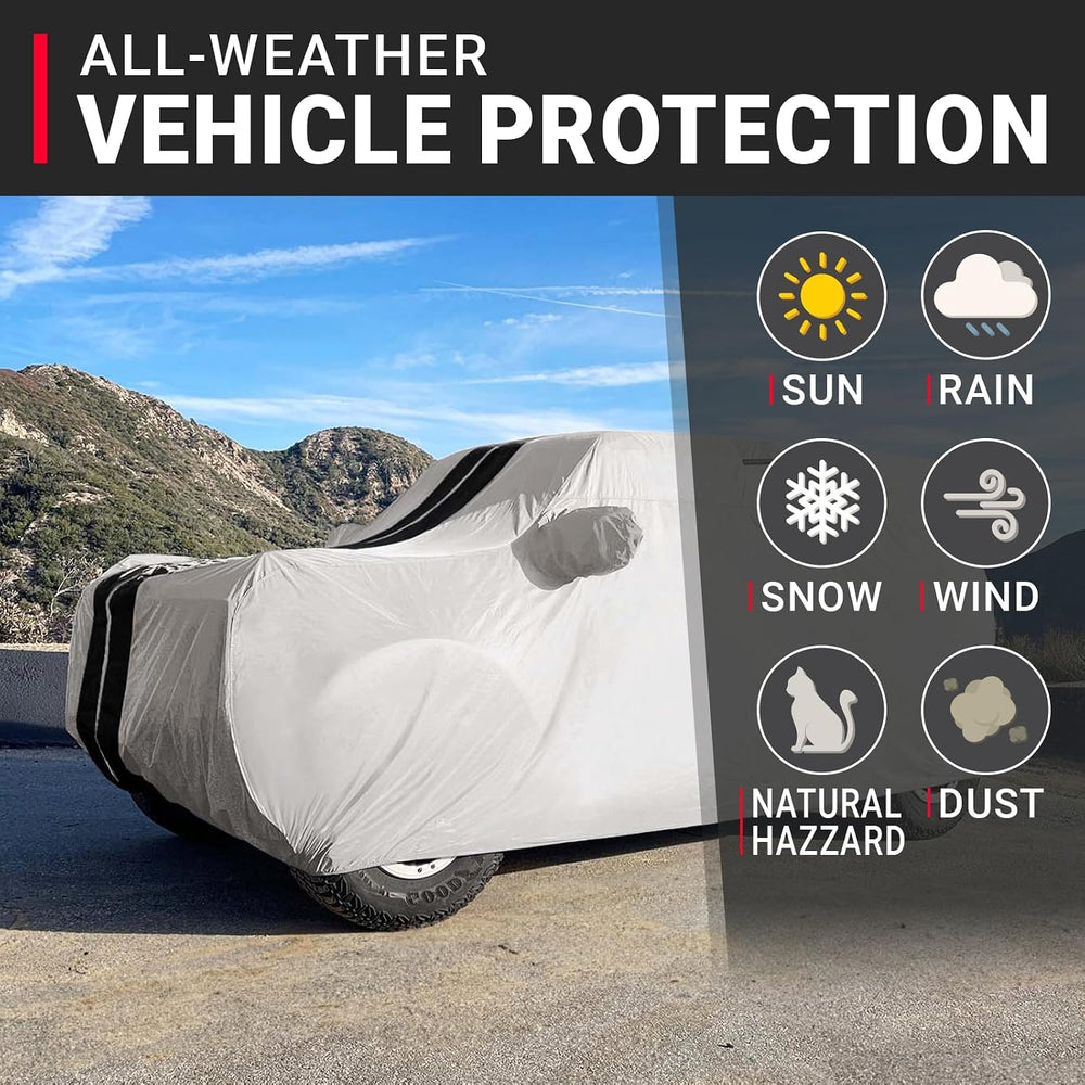 iCarCover Car Cover Waterproof All Weather for 1946-60 Chevy Sedan Delivery