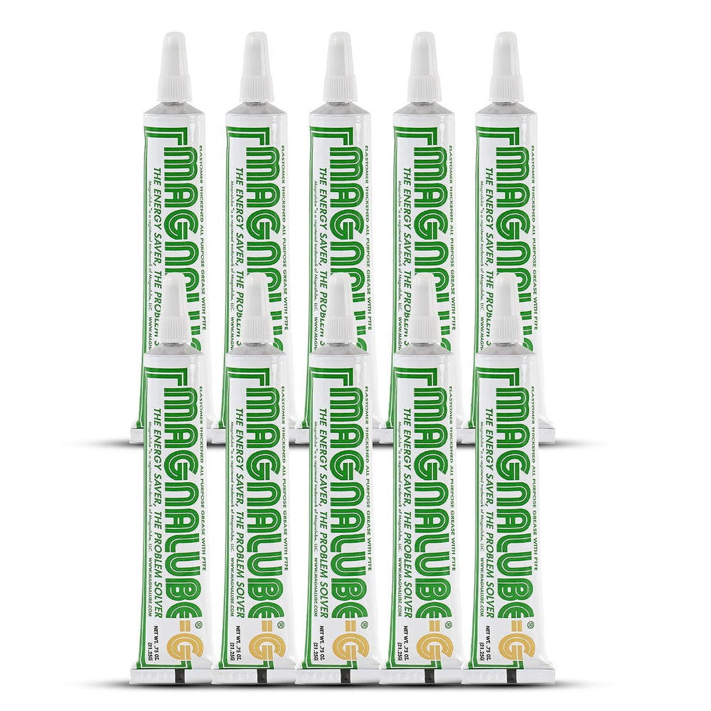 Magnalube-G All-Purpose PTFE Grease, Waterproof - 0.75 oz Tube, 10 Pack