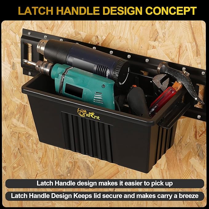 2 Pack E-Track Basket Storage Bin