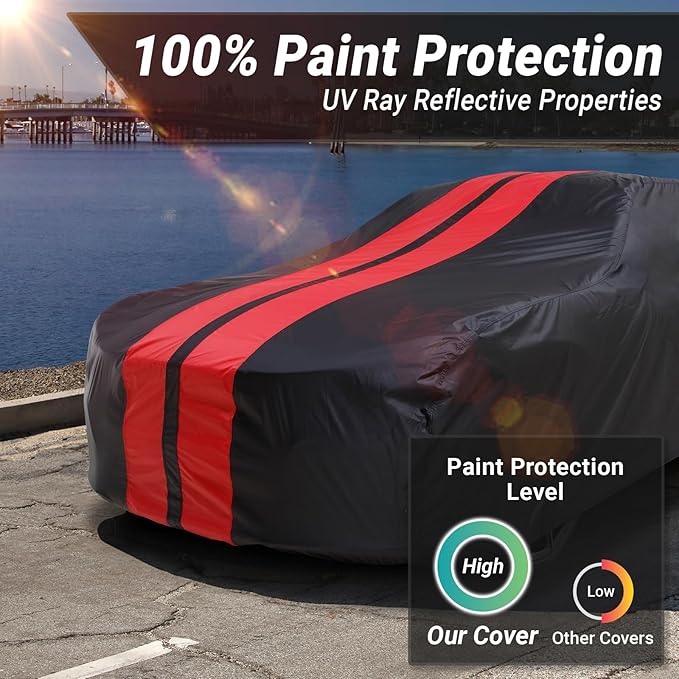 iCarCover Custom Car Cover for Chevy Vega Wagon Waterproof All Weather Rain