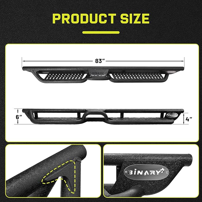 BINARY STAR Running Boards Compatible
