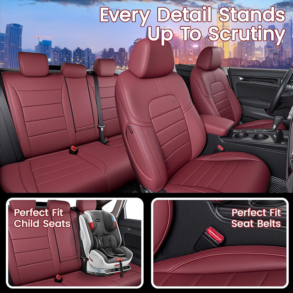 HKZ Custom Fit Civic Seat Cover Full Set for Honda Civic (Sedan 2022 2023 202...