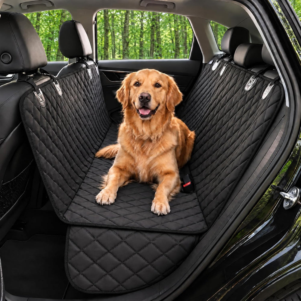Dog Car Seat Cover for Back Seat, Dog Hammock for Car, SUV, Truck & Tesla