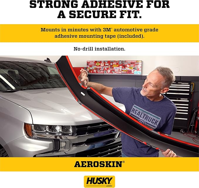 Husky Liners Aeroskin Hood Protector | Fits 2020-2022 Ford Escape | Low Profile