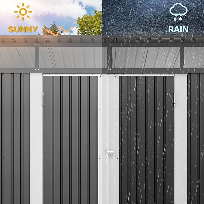 DWVO 9x4 FT Outdoor Storage Shed